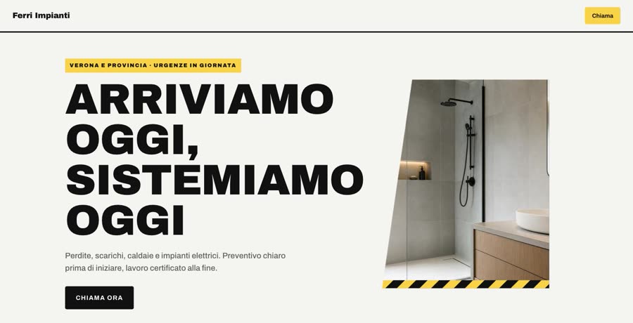 Modello Cantiere · artigiani